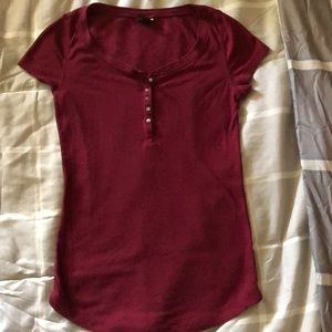 Burgundy Shirt